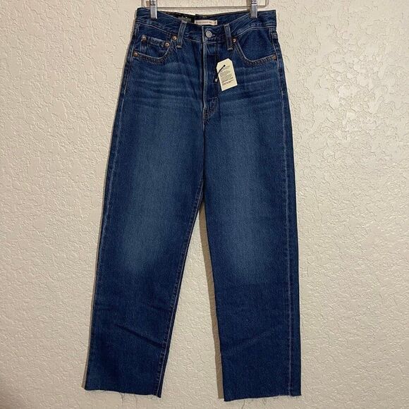 Levi’s Ribcage Straight Ankle Jeans Size 26 - Picture 4 of 11